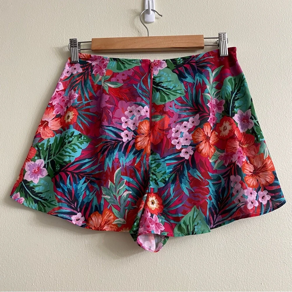 Show Me Your MuMu Pink Tropical Floral Crop and Shorts Set